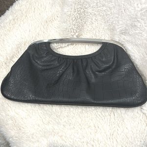 Express Black /Silver Clutch